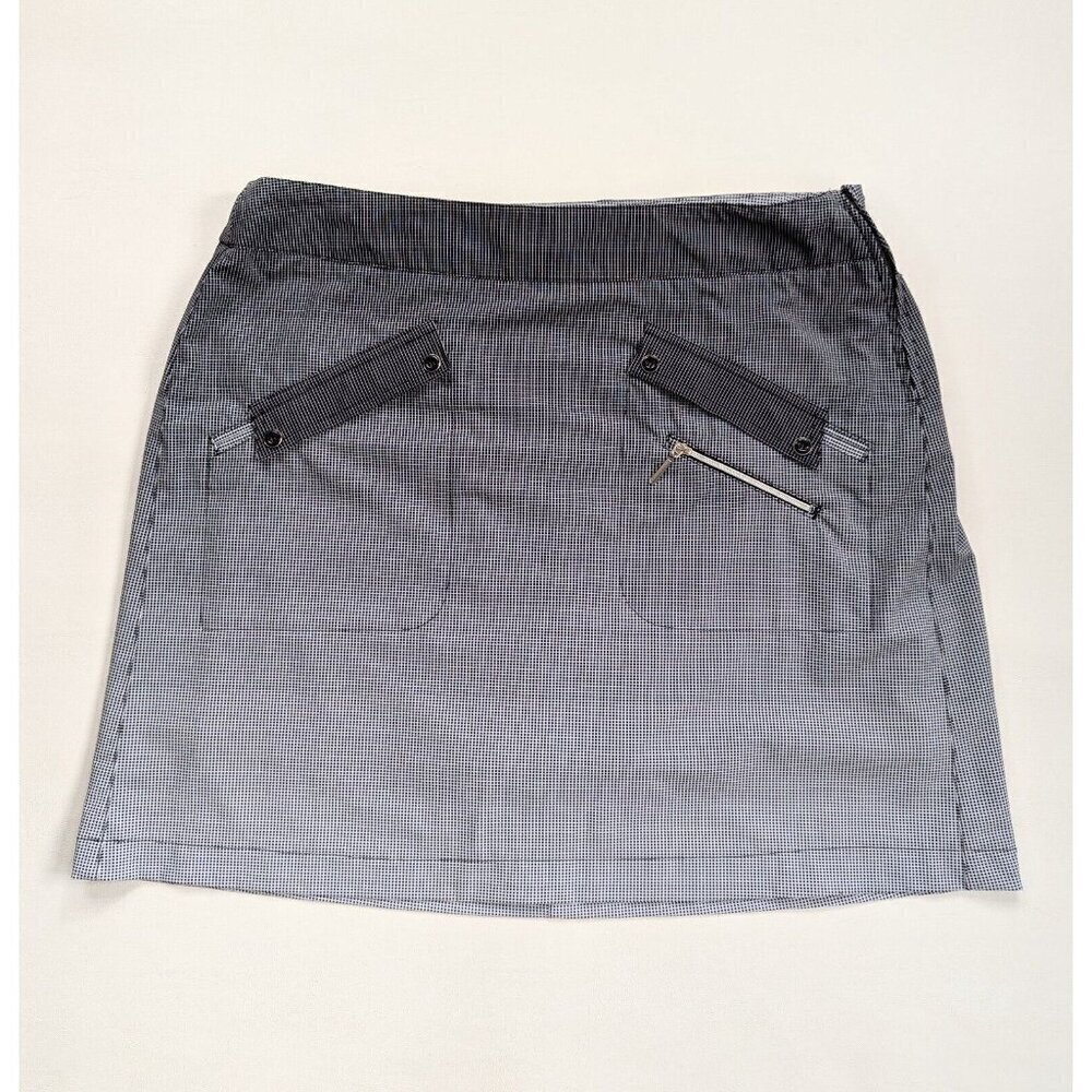 Jamie Sadock Galleria Golf Skort Skirt Black And WHite Size 12 RN#92499 - Picture 2 of 8